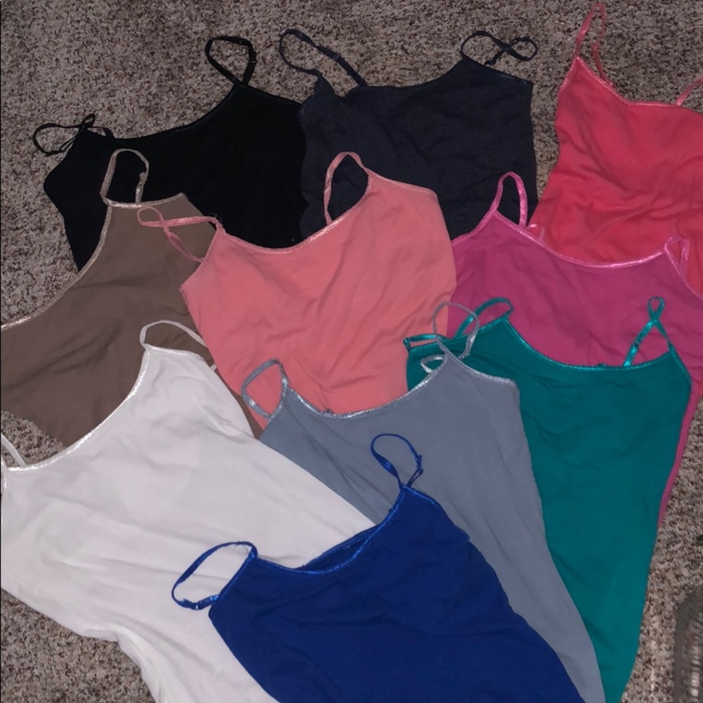 10 Small built-in-bra camisoles